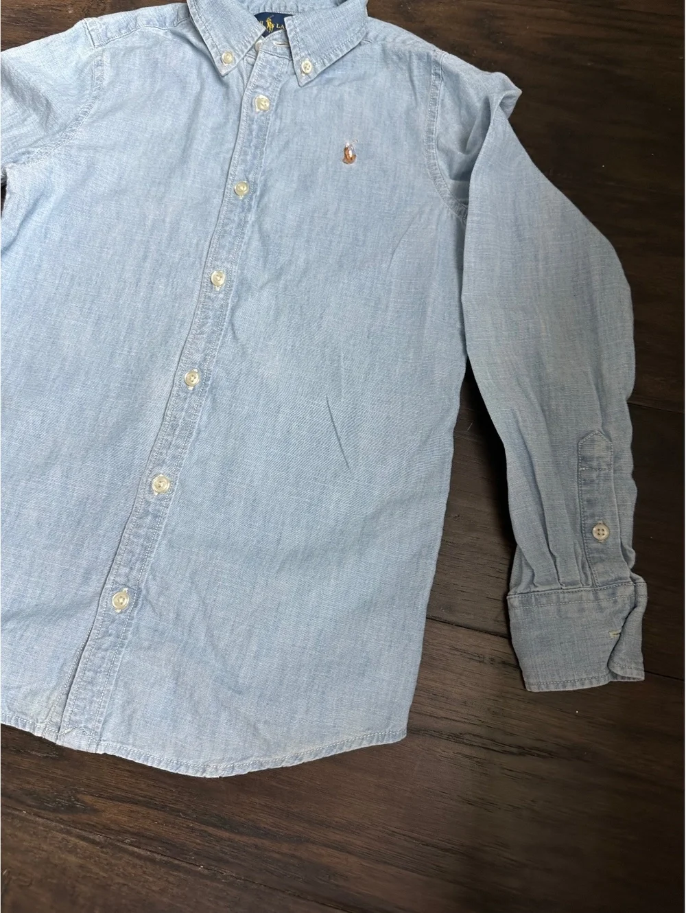 Ralph Lauren Denim Shirt Button Up Kids Size 10